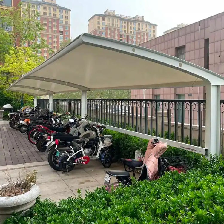 灵寿县膜结构电动车棚